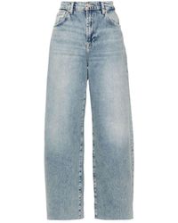 7 For All Mankind - Bonnie Curvilinear Serenade With Raw Cut - Lyst