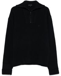 Emporio Armani - Half Zip Turtle Neck Sweater - Lyst