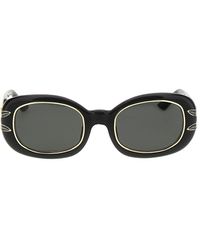 Casablancabrand - 'acetate & Metal Oval' Sunglasses - Lyst