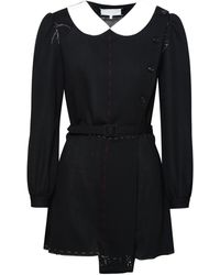 Maison Margiela - Black Wool Dress - Lyst