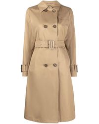 Herno - Belted Double-breasted Trench Coat - Lyst