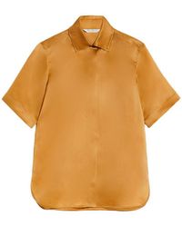 Max Mara - Organza Short Sleeve Shirt - Lyst