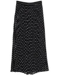 MICHAEL Michael Kors - Polka Dot Midi Skirt - Lyst