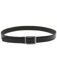 Zegna - Black Leather Belt - Lyst