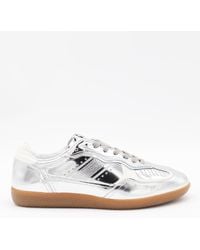 Alohas - Silver Leather Tb 490 Rife Shimmer Sneakers - Lyst