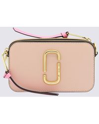 Marc Jacobs - Pink, Yellow And Cream Leather The Snapshot Crossbody Bag - Lyst