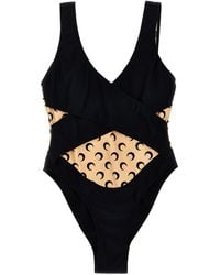 Marine Serre - Moon Swimsuit - Lyst
