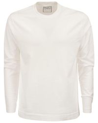 Fedeli - Long-sleeved Organic Cotton T-shirt - Lyst