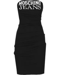 Moschino Jeans - Dress With Logo - Lyst