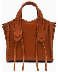 Chloé - Chloé Caramel Mony Small Tote Bag - Lyst