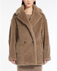 Max Mara - Espero Teddy Bear Icon Coat Short In Alpaca And Wool - Lyst