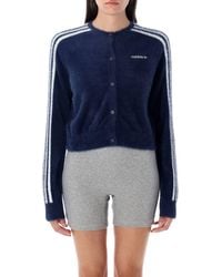 adidas Originals - Fluffy Knit Cardigan - Lyst