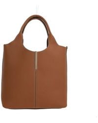 Tod's - Leather Top Handle Bag - Lyst