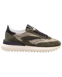 Date - Nylon And Suede Running Sneakers - Lyst