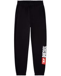DIESEL - 'P-Marky-Div' Cotton Tracksuit Bottoms - Lyst