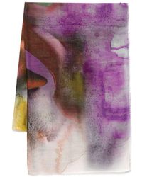 Faliero Sarti - Flowers Printed Stole - Lyst