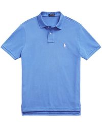 Polo Ralph Lauren - Cotton Polo Shirt With Embroidered Logo - Lyst