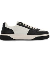 Represent - Initial Leather Low-Top Sneakers - Lyst