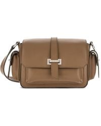 Hogan - Flap Small Leather Crossbody Bag - Lyst