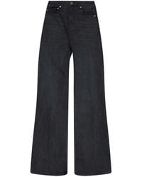 Ami Paris - Cotton Wide-Leg Jeans - Lyst