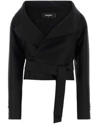 DSquared² - Dsquared Wool Blend Opera Blazer - Lyst