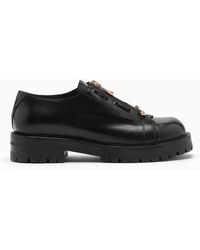 Versace Column Derby Shoes - Black