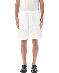 Prada - Cotton Bermuda - Lyst