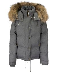 yuna maxi fur down jacket