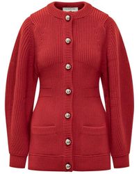 Lanvin - Ribbed Cardigan - Lyst