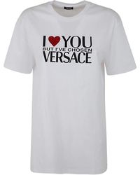 Versace - Hot Fix I Love You T-shirt Clothing - Lyst