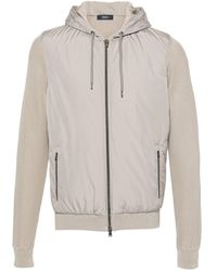 Herno - Nylon And Cotton Blouson Jacket - Lyst