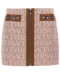 Versace - ' Allover' Capsule La Vacanza Skirt - Lyst