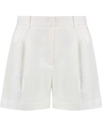 Michael Kors - Linen Bermuda-shorts - Lyst
