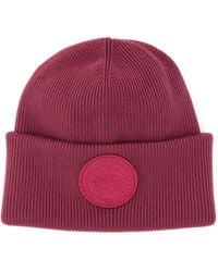 Canada Goose - Beanie Hat With Logo - Lyst