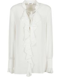 The Seafarer - Milly Ruched Shirt - Lyst