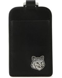 Maison Kitsuné - Fox Head Leather Neck Cardholder - Lyst