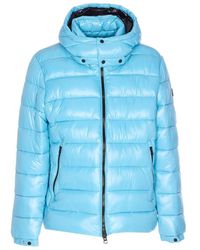Save The Duck - Florian Down Jacket With Lacquered Finish And Removable Hood - Lyst