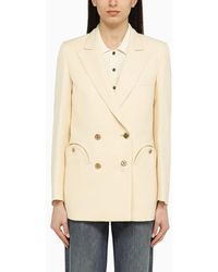 Blazé Milano - Cream-Coloured Savannah Jacket - Lyst