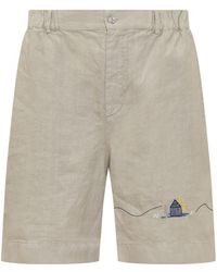 Nick Fouquet - Shorts With Embroidery - Lyst