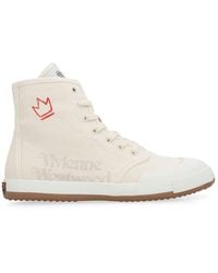 Vivienne Westwood - Animal Gym Canvas High-top Sneakers - Lyst