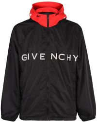 Givenchy - Technical Fabric Hooded Jacket - Lyst