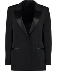 Givenchy - Elegant Wool Single-Breasted Blazer - Lyst