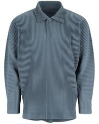 Homme Plissé Issey Miyake - Pleated Polo Shirt - Lyst