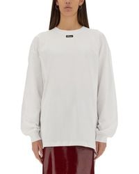 ROTATE BIRGER CHRISTENSEN - Long Sleeve T-Shirt - Lyst