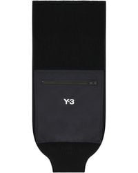 Y-3 - Knitted Wool Scarf - Lyst