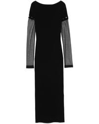 Sportmax - Knitted Long Dress - Lyst