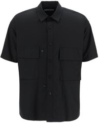 Sacai - Acai Short-sleeved Poplin Shirt - Lyst