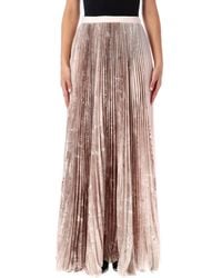 Fabiana Filippi - Pleated Maxi Skirt Rose - Lyst