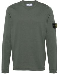 Stone Island - Sweater With Patch - Lyst