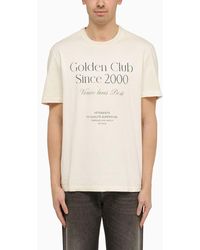 Golden Goose - T-Shirt With Logo Print - Lyst